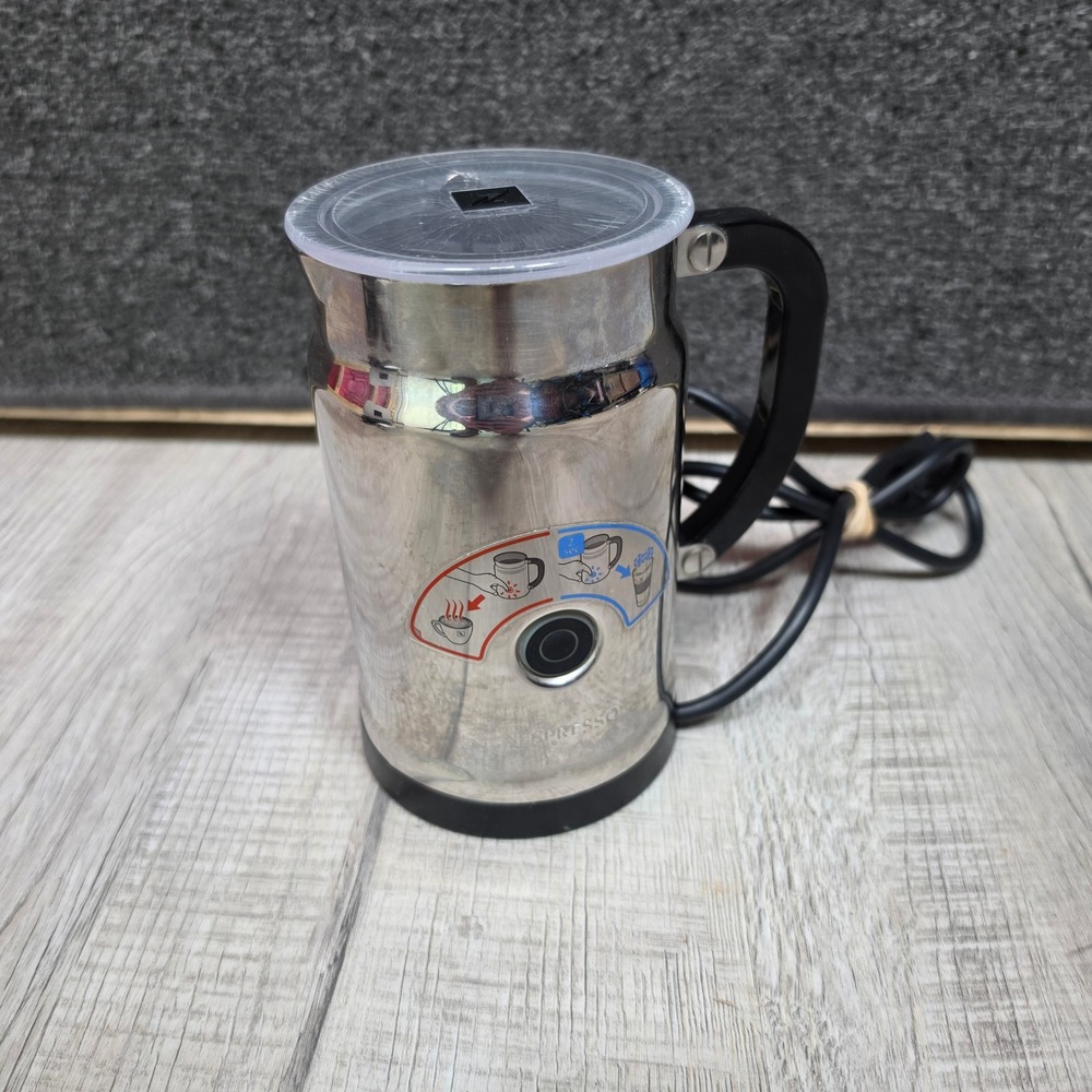 Nespresso Aeroccino 3 Milk Frother Chrome Silver Electric 3192 Warmer Coffee